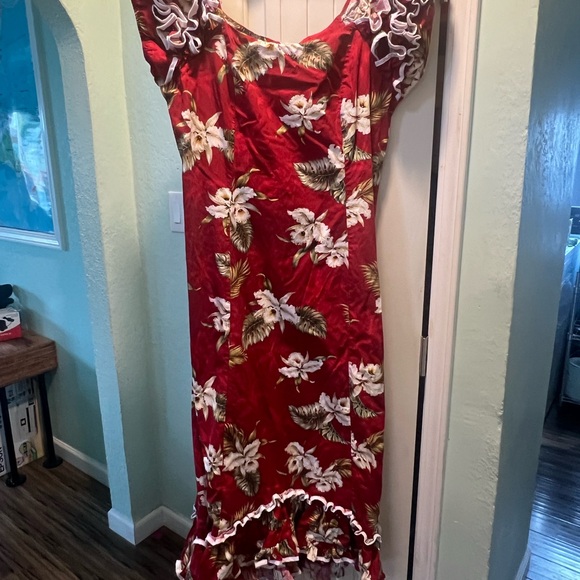 Vibrant Floral Ruffle Blouse - Picture 6 of 12